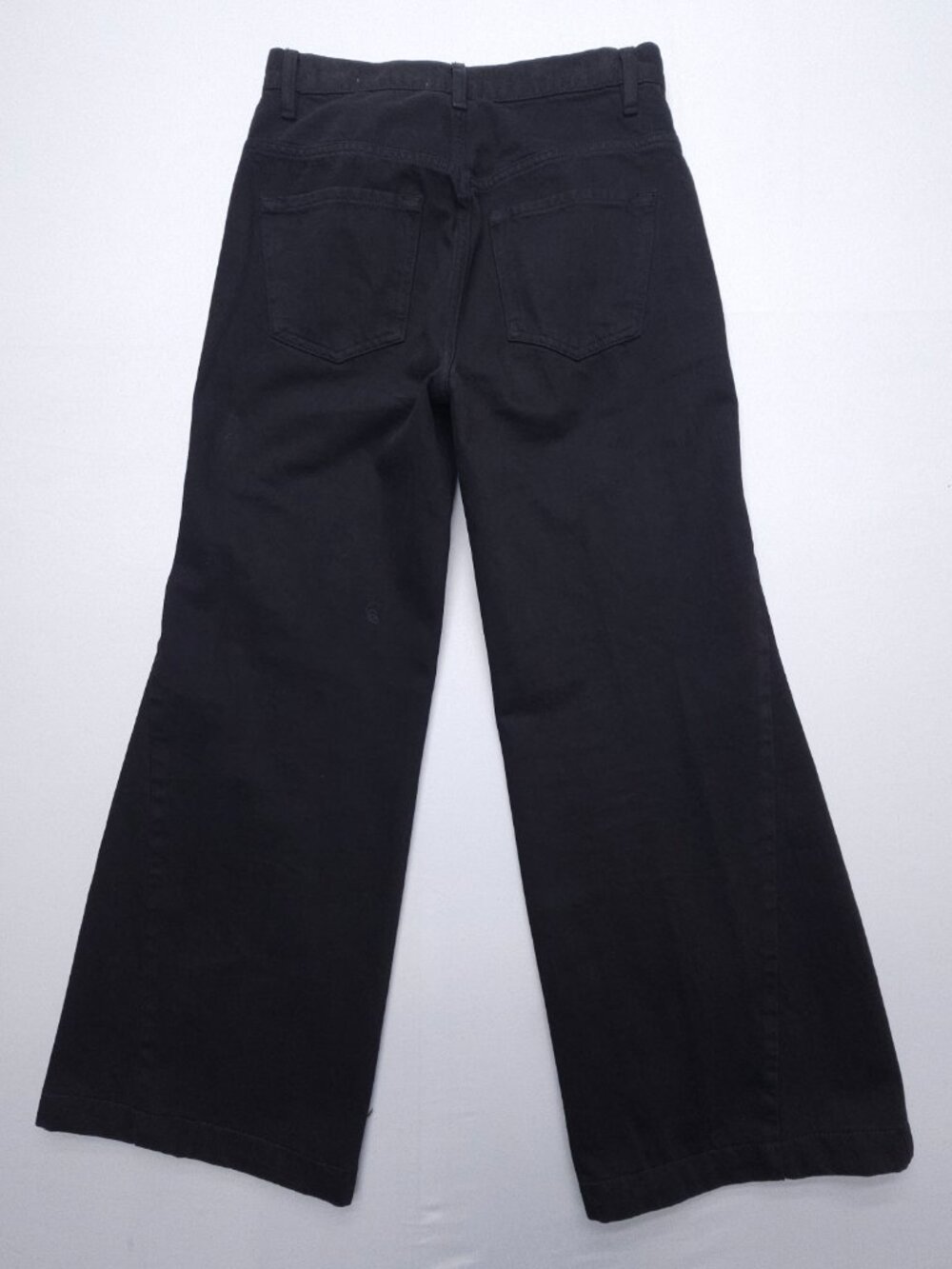 FRAME le baggy palazzo black jeans size 25 - Picture 9 of 10